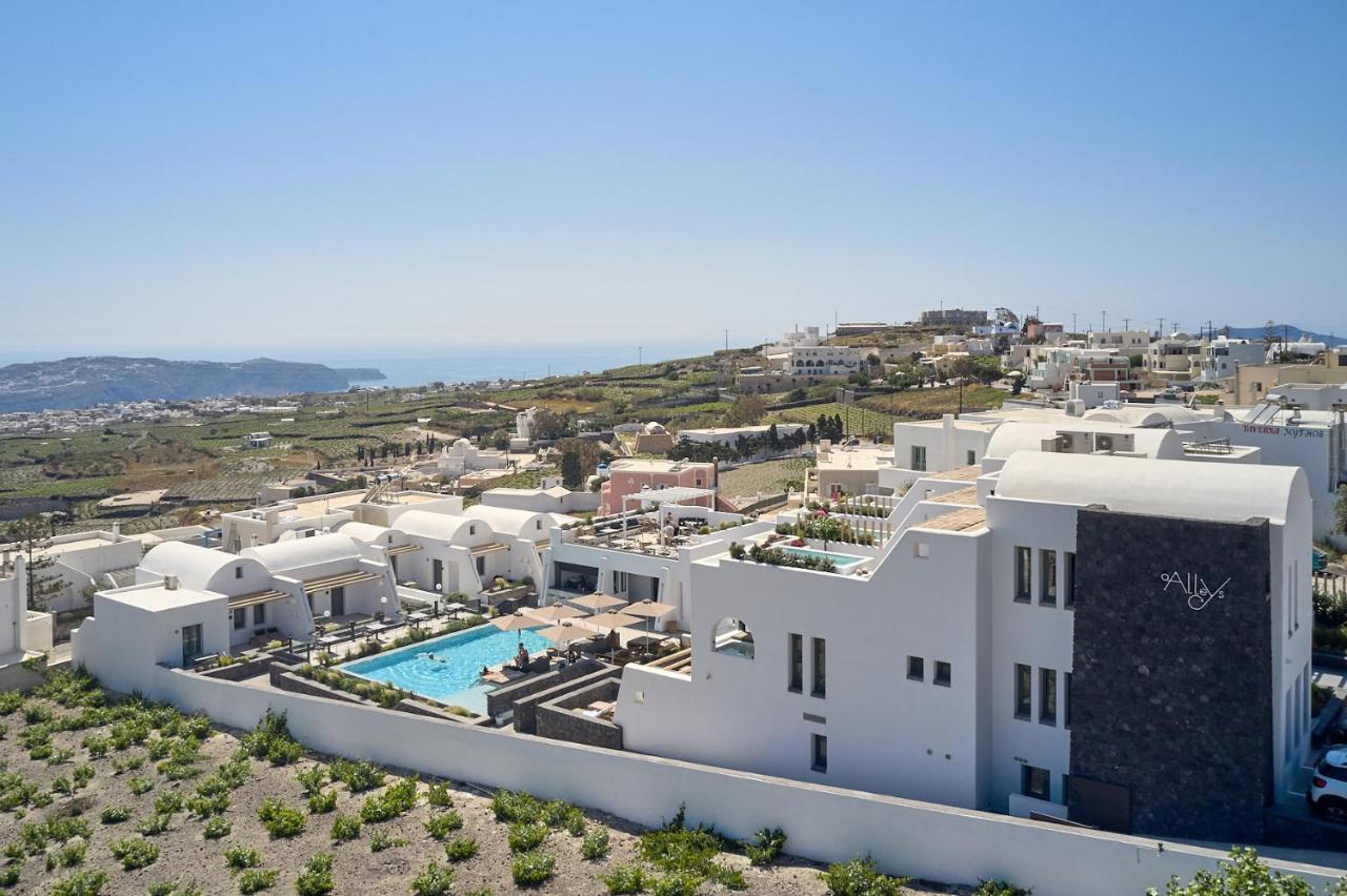 Alleys All-Suite Hotel & Spa Pyrgos Kallistis Bagian luar foto